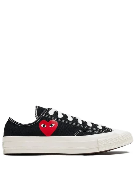 Унисекс кеды Comme Des Garçons Play x Converse Chuck 70, черные