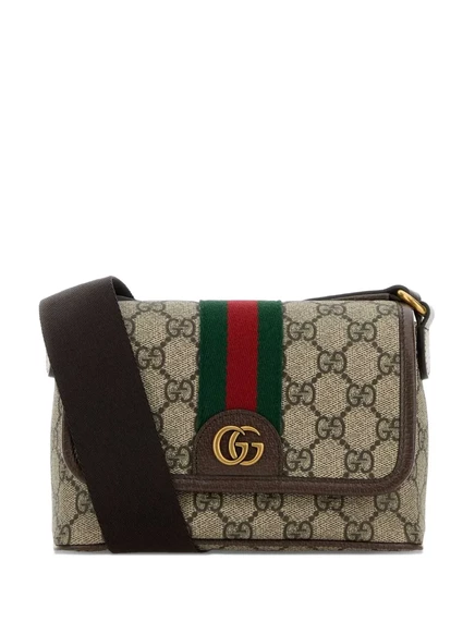 Мужская сумка Gucci Mini Ophidia, бежево-коричневая