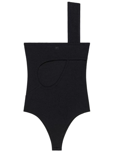 Женское боди Courrèges Loop 90s, черный