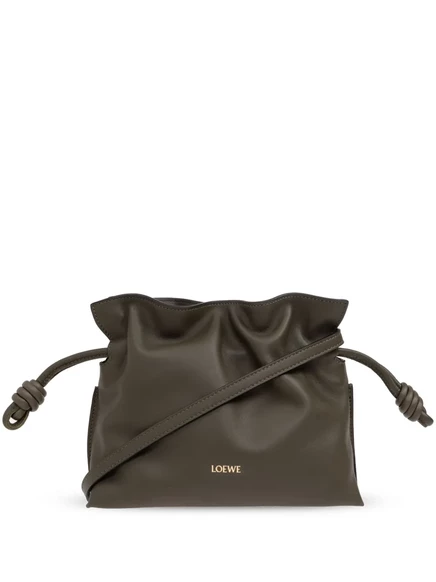 Женская сумка Loewe Flamenco Mini через плечо, хаки