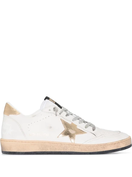 Кроссовки на шнуровке Golden Goose Ball Star white