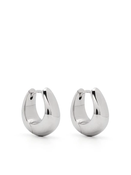 Серьги-кольца Tom Wood Ice из серебра 925, серебристые