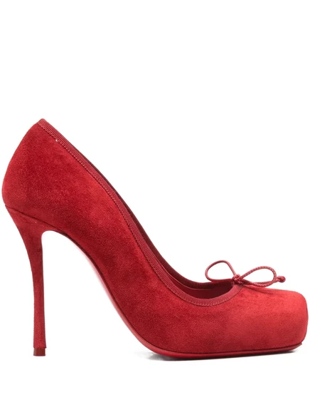 Туфли-лодочки Christian Louboutin Cassia Nodo диаметром 100 мм red