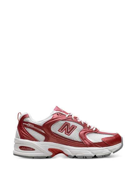 Кроссовки New Balance 530 с сетчатыми панелями, красно-белые