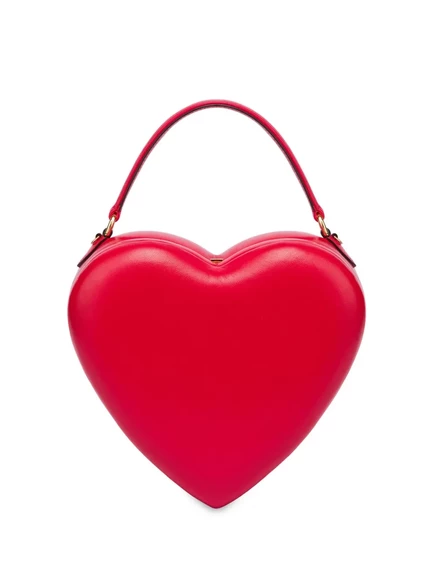 Женская сумка-тоут Moschino Love Me кожаная, красная