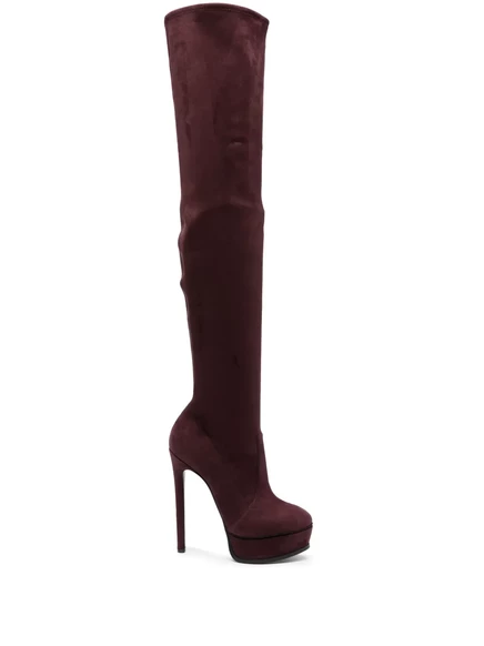 Ботинки Casadei Flora 150 мм red