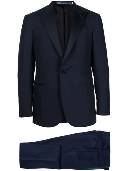 Мужской однобортный смокинг Polo Ralph Lauren, синий