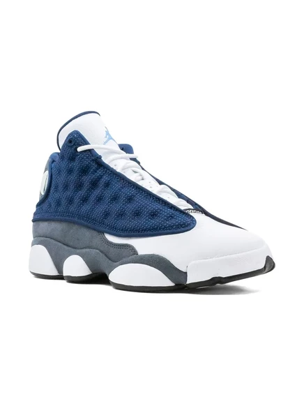 Кроссовки для мальчиков Air Jordan 13 Retro Flint 2020, сине-белые