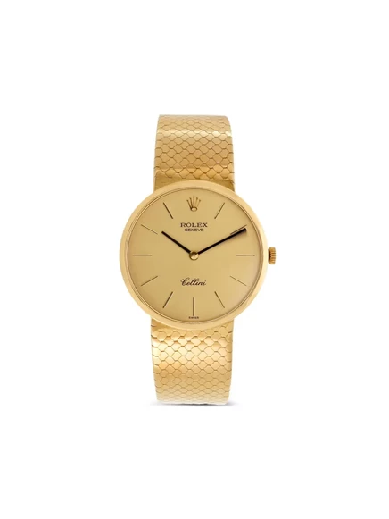 Мужские часы Rolex Cellini 35 мм, золотистые