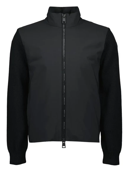 Мужской кардиган Moncler на молнии, черный