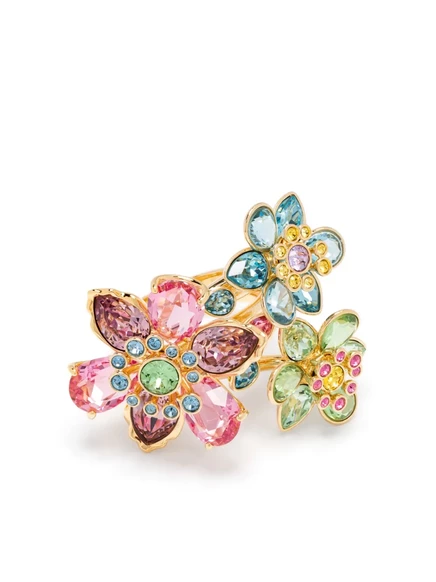Женское кольцо Swarovski Idyllia с кристаллами, золотистое