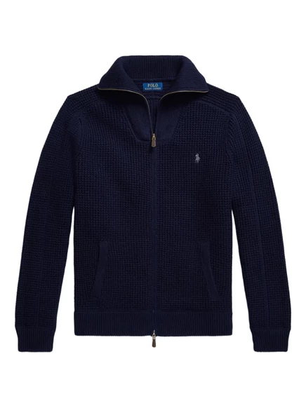 Мужской кардиган Polo Ralph Lauren на молнии, синий