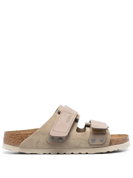 Кожаные сандалии Birkenstock Kyoto с сенсорным ремешком  grey