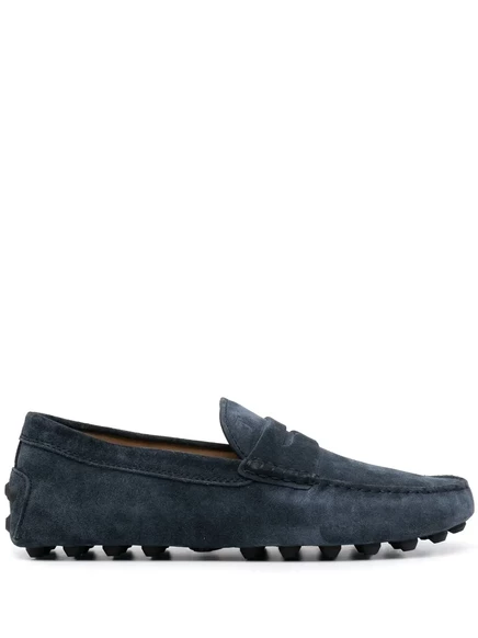 Мужские лоферы Tod's Gommino из замши, синие