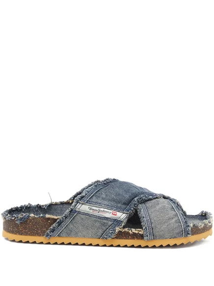 Мужские сандалии Diesel D-Woodstock Cross, светло-синие