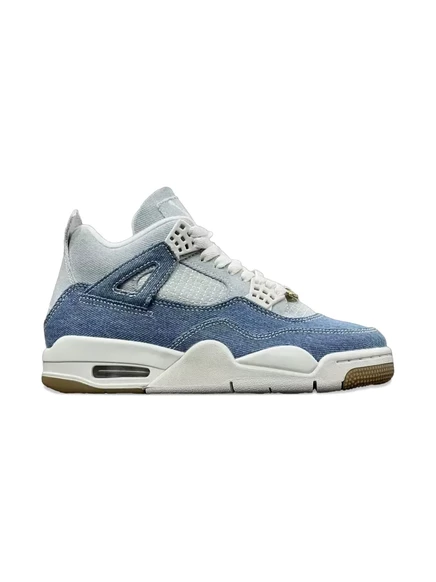 Кроссовки для мальчиков Jordan Kids Air Jordan 4 Denim Worn Blue, голубые