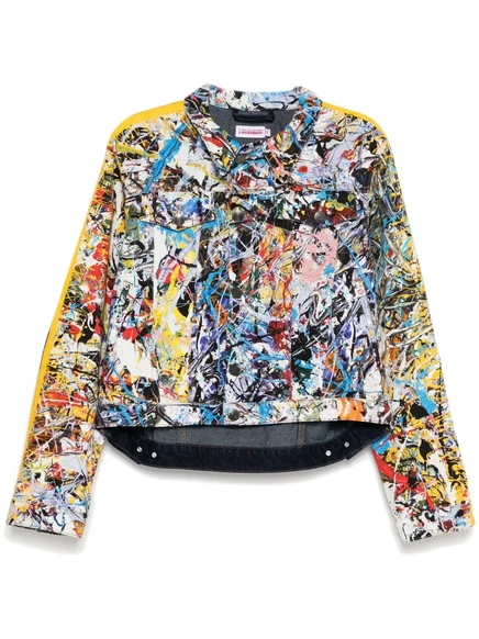 Джинсовая куртка Charles Jeffrey Loverboy art blue