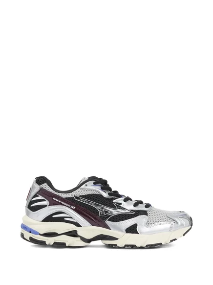 Кроссовки Mizuno низкие сетчатые, серебристые