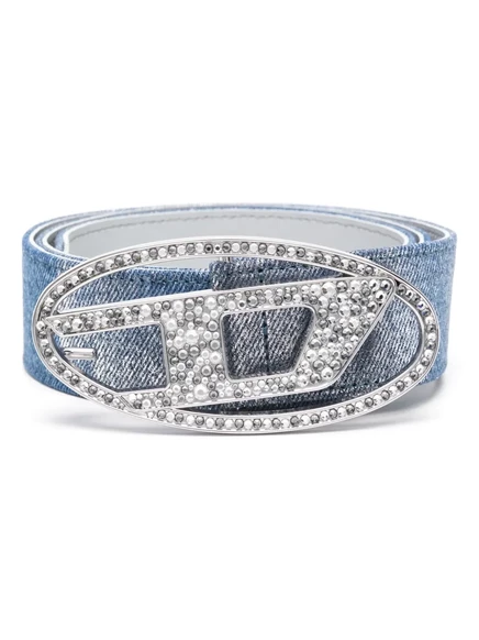 Женский ремень Diesel B-1DR Strass, синий