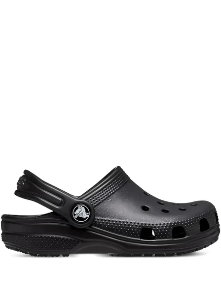 Классические сандалии-сабо Crocs на каблуке и ремешке black