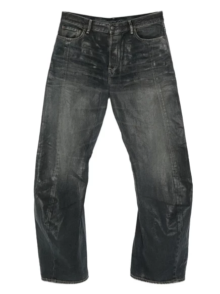 Мужские джинсы Acne Studios 2006M широкие, черные