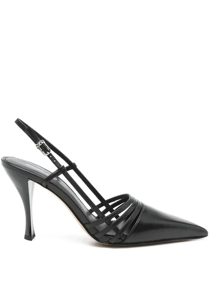Женские туфли MICHAEL Michael Kors 100 мм кожаные, черные