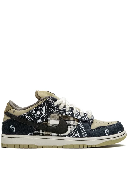 Унисекс кроссовки Nike x Travis Scott Dunk Low, синие (2)