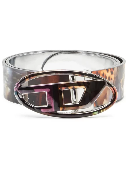 Унисекс ремень Diesel B-1DR REV из телячьей кожи, коричневый