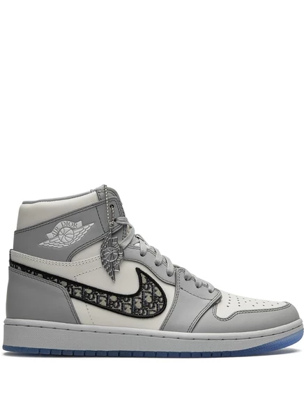Унисекс кроссовки Jordan x Dior Air Jordan 1, белые