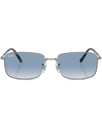 Солнцезащитные очки Ray-Ban с градиентными линзами, серебристые