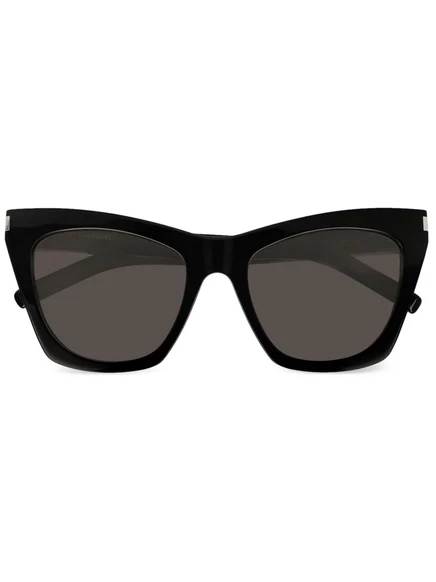 Очки Saint Laurent SL 214 Kate, солнцезащитные, чёрные