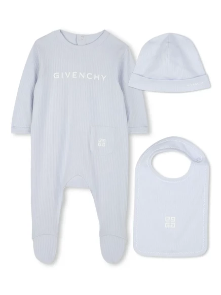 Мальчиковый комплект пижам Givenchy Kids с логотипом, голубой
