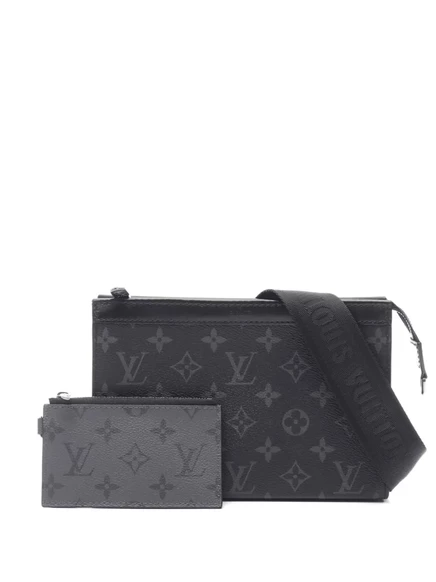 Мужской клатч Louis Vuitton Pre-Owned Gaston, черный