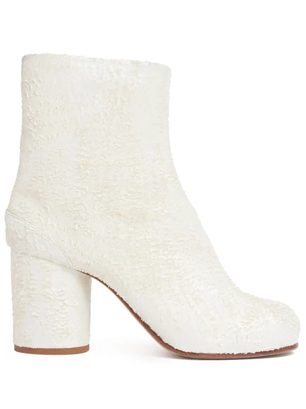 Ботильоны Maison Margiela Tabi длиной 80 мм white