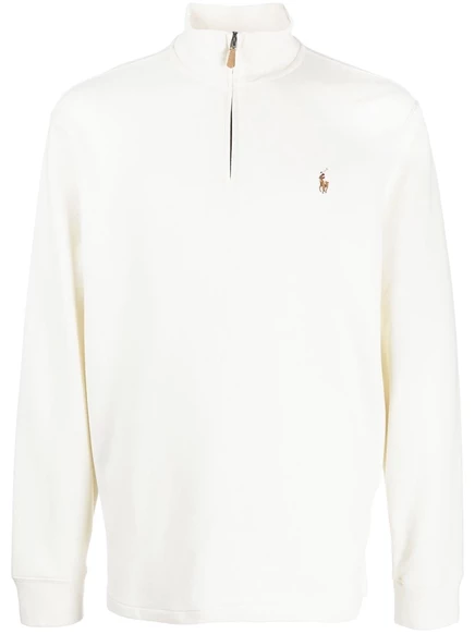 Толстовка Polo Ralph Lauren Estate на молнии до половины длины white