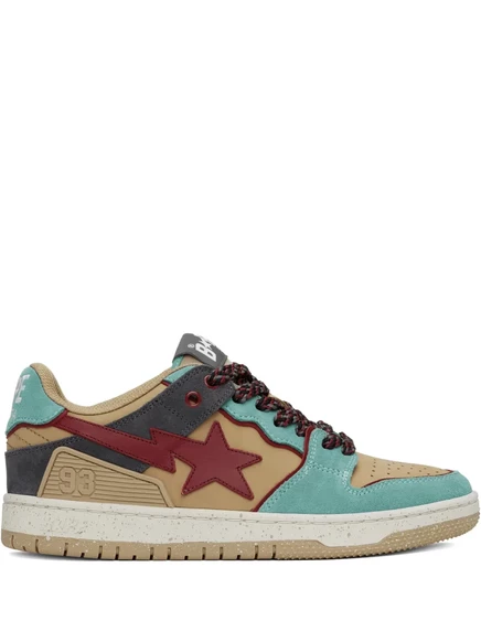 Мужские кеды A Bathing Ape Sk8 Sta 4 M2, бежево-синие