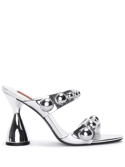 Женские босоножки Simon Miller Dome Stud Verner, серебристые