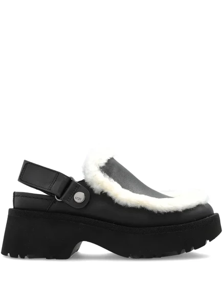 Женские мюли Ugg Esmee 51 мм с мехом, черные
