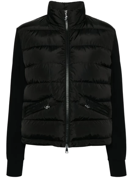 Женская стеганая пуховая куртка Moncler, черная