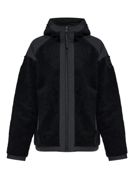 Флисовая куртка с нашивкой с логотипом Canada Goose black