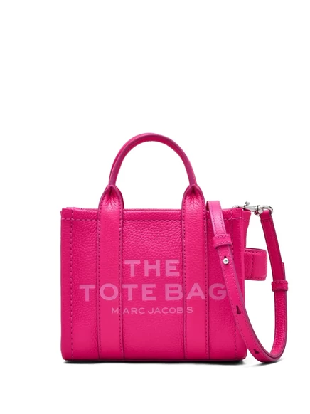 Сумка-тоут Marc Jacobs The Leather кожаная, розовая