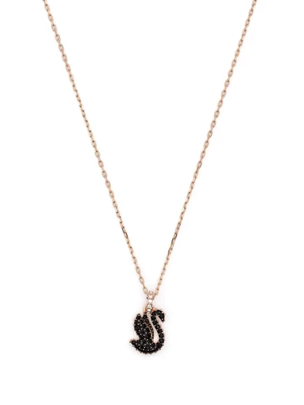 Женское ожерелье Swarovski Swan Pendant, розовое золото