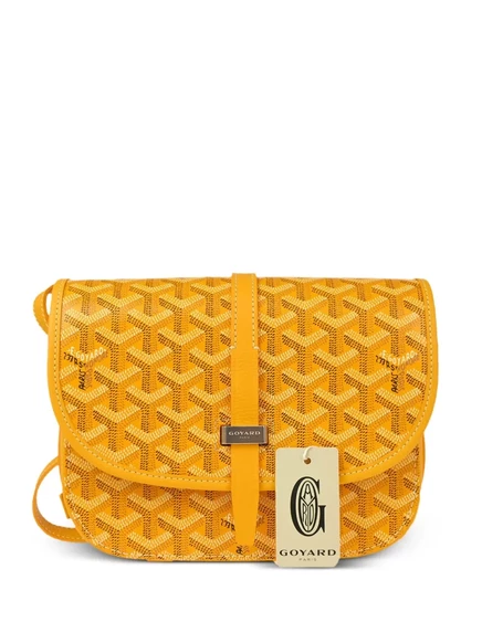 Сумка через плечо Goyard 2024 Belvedere PM, бывшая в употреблении yellow