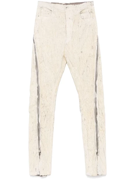 Мужские джинсы Rick Owens Bolan Banana, пастельно-желтые