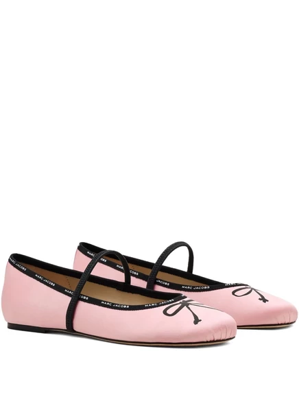 Женские балетки Marc Jacobs с бантом, розовые