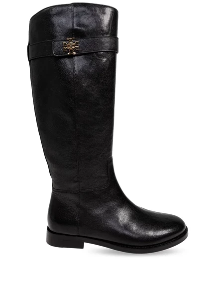 Сапоги до колена от Tory Burch с т-образным замком black