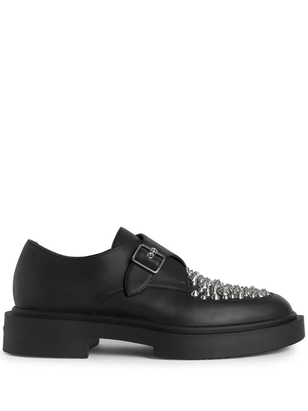 Мужские лоферы Giuseppe Zanotti Adric, кожаные, черные
