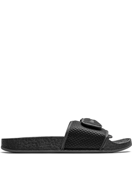 кроссовки adidas x Pharrell Williams Chancletas Hu slides black
