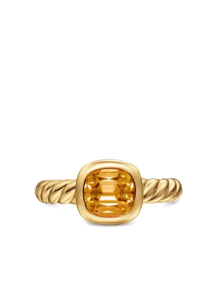 Женское кольцо David Yurman DY Mercer 18К желтое золото с цитрином