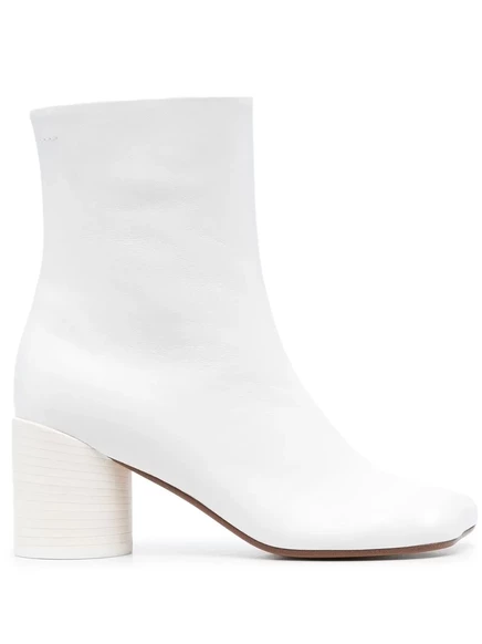Женские ботильоны MM6 Maison Margiela 7 см, белые